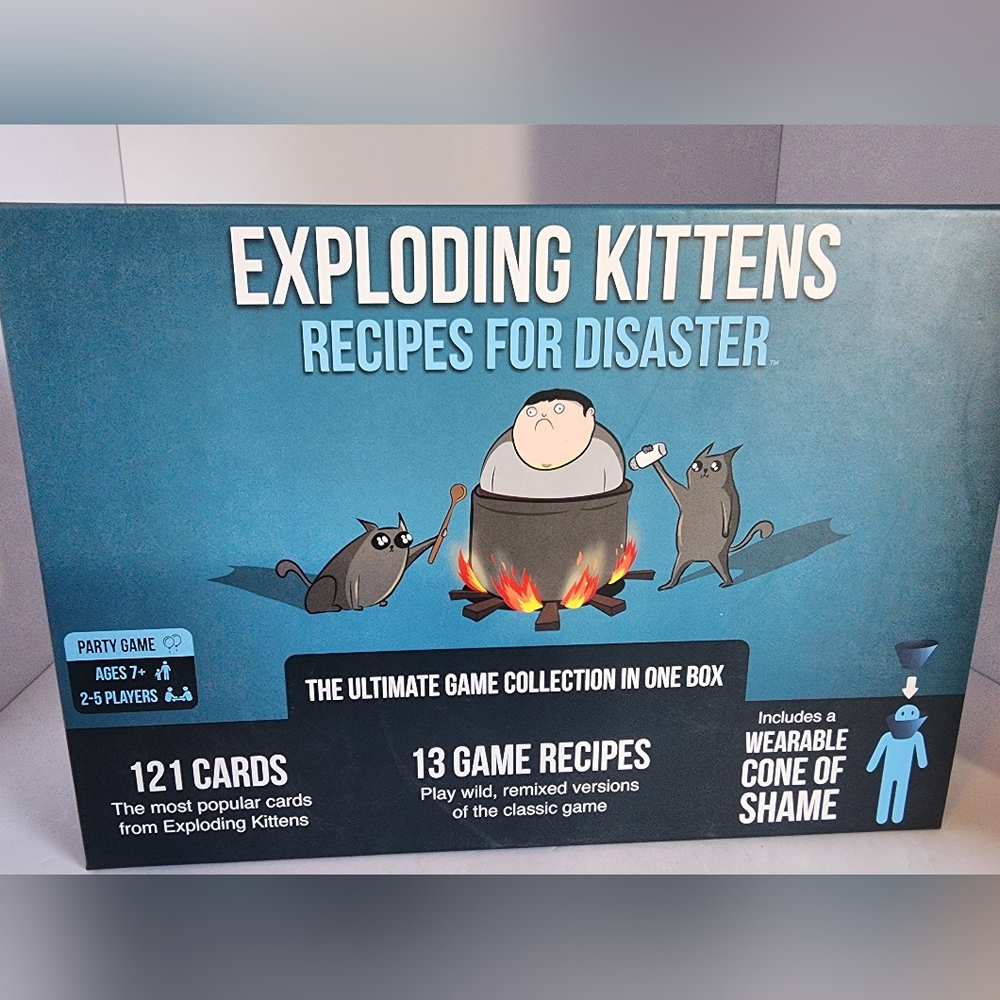 NWOT Exploding Kittens Recipes for Disaster Game
